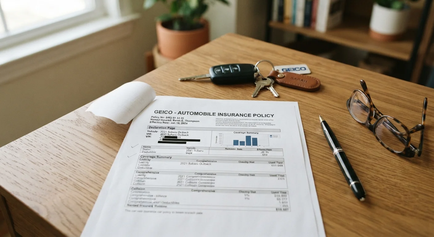 Decoding Your Car Insurance Policy: What the Key Terms Actually Mean
