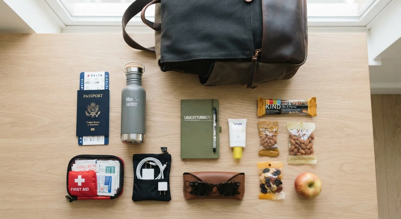 What Belongs in Your Travel Day Bag: A Practical Reference